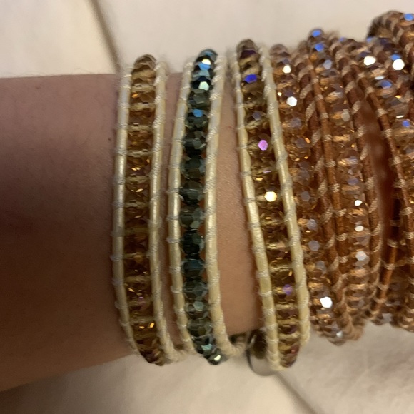 Set of 3 wrap bracelets with  try shimmery beads from Victoria Emerson - Picture 7 of 7
